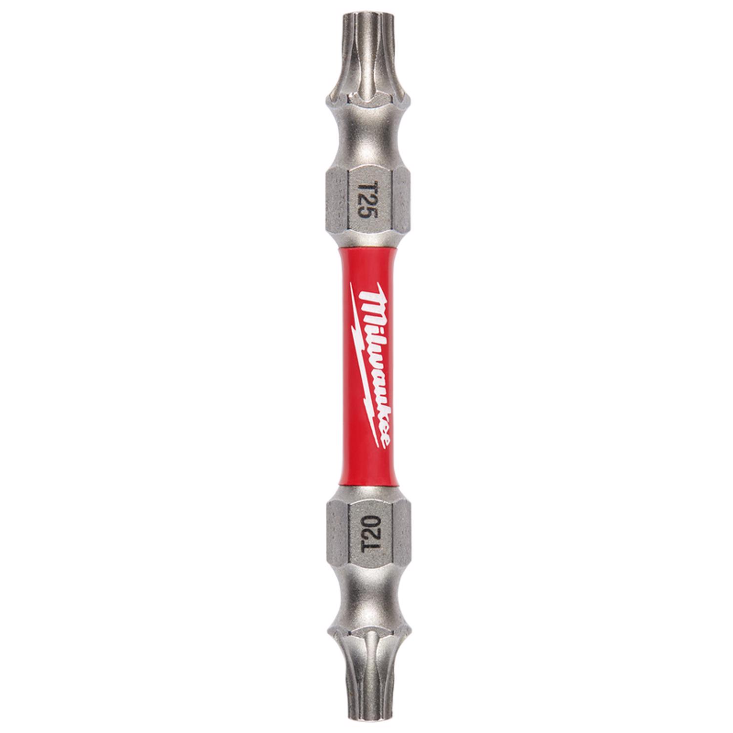 Milwaukee Shockwave Torx T20/T25 X 2-3/8 in. L Impact Double-Ended Power Bit Steel 1 pc - Intensery