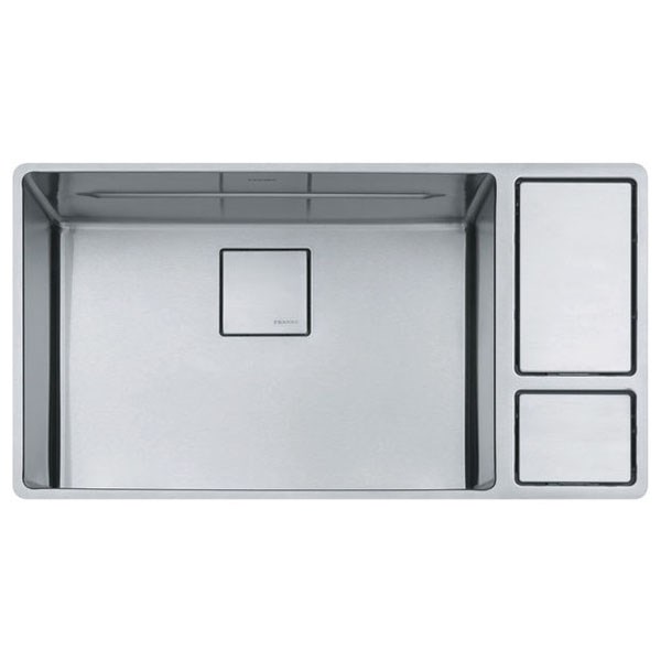 33 inch Single Bowl Stainless Steel Sink with Chef Center - Intensery