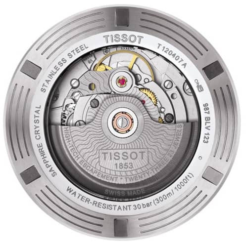 Tissot Seastar 1000 Powermatic 80 Black Dial Stainless Steel Bracelet Watch， 43mm - Intensery