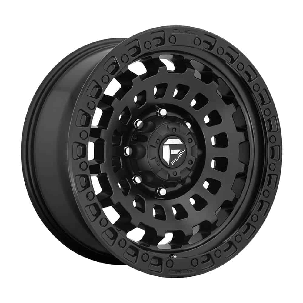 Fuel 1PC D633 ZEPHYR D633 17X9 6X5.5 MT-BLK -12MM - Intensery