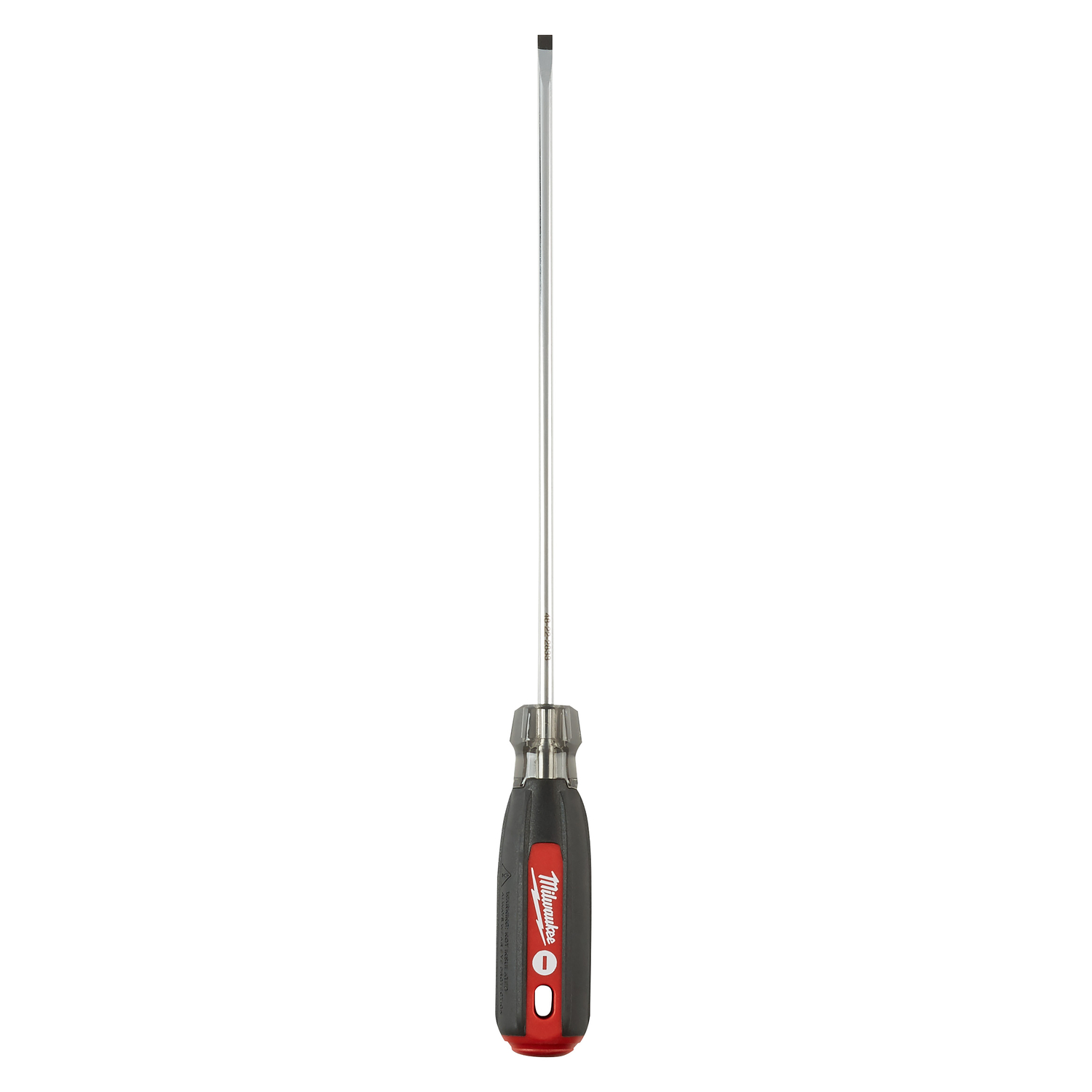 Milwaukee 3/16 in. X 8 in. L Slotted Cushion Grip Screwdriver 1 pc - Intensery