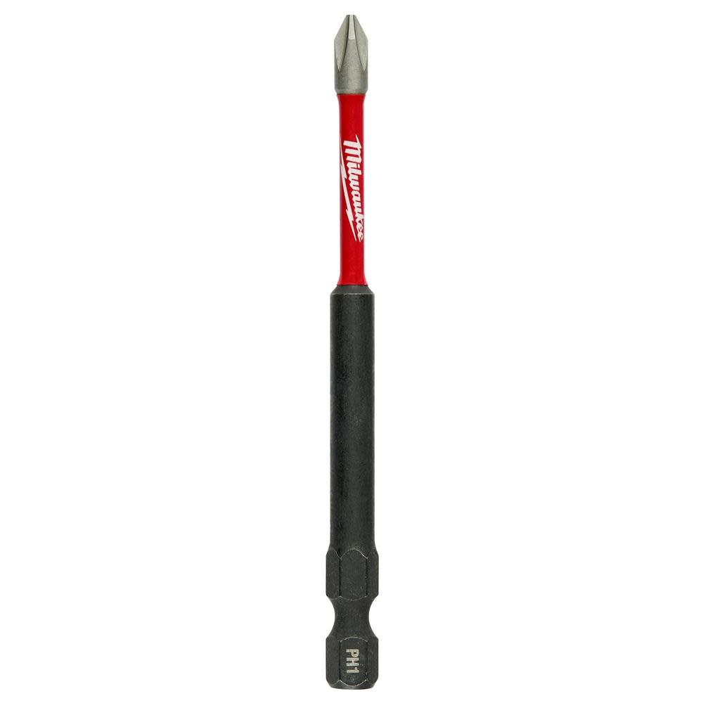 Milwaukee SHOCKWAVE 3.5 in. PH1 Impact Driver Bits 5PK 48-32-4565 from Milwaukee - Intensery