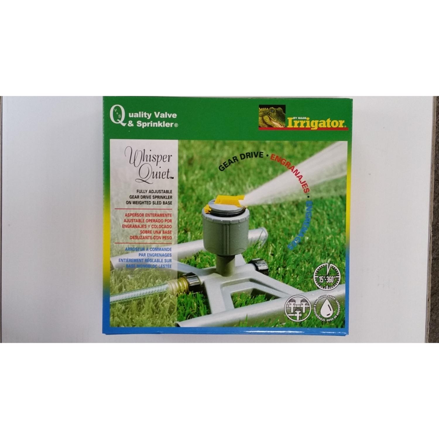 Quality Valve and Sprinkler Plastic Sled Base Impulse Sprinkler 5024 sq ft 1 pk - Intensery