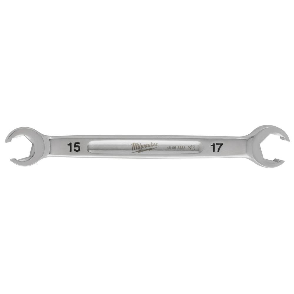Milwaukee 15mm X 17mm Double End Flare Nut Wrench 45-96-8353 from Milwaukee - Intensery
