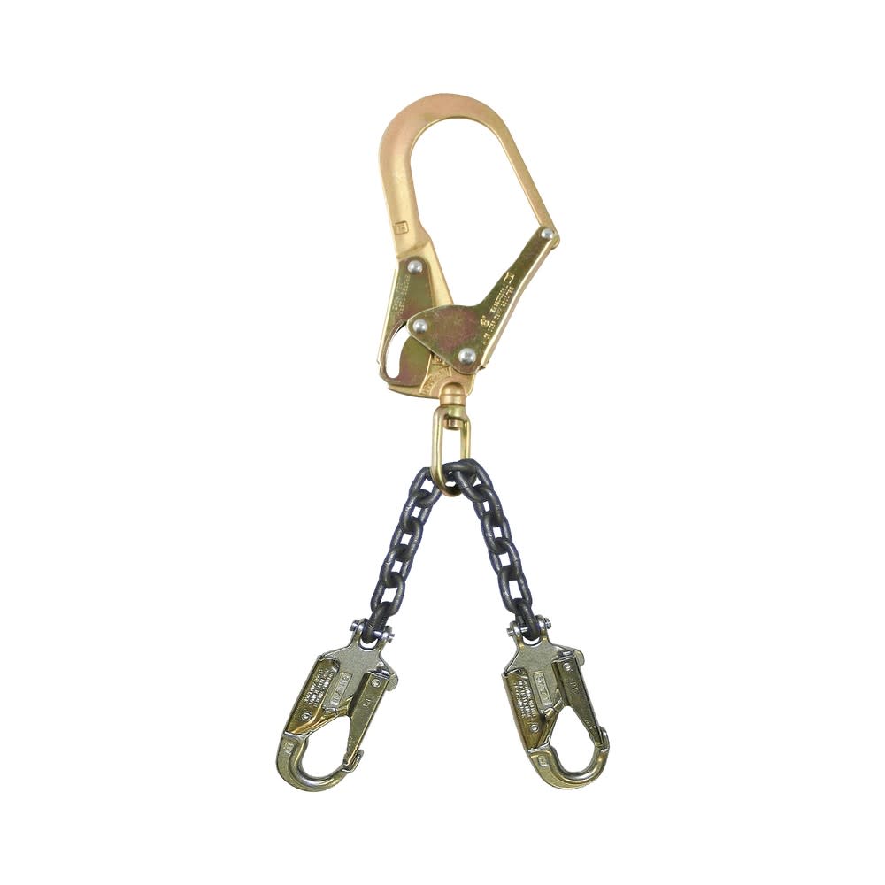 FallTech 19 Premium Positioning Assembly with Chain and Hook - Intensery