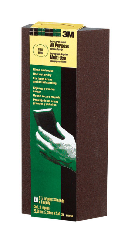 3M 8 in. L X 2.87 in. W X 1 in. Fine Sanding Sponge - Intensery