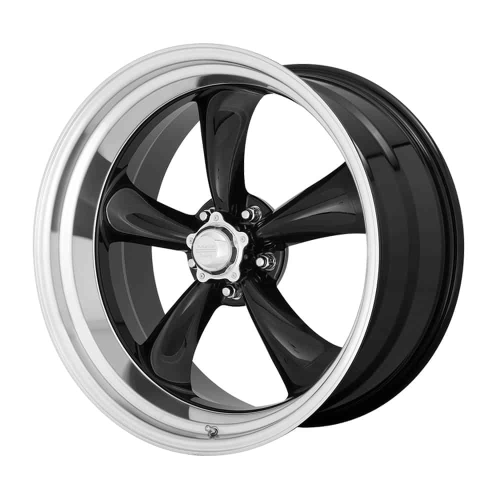 American Racing Vintage VN315 TORQ THRUST II 1 PC VN315 22X11 5X5.5 G-BLK MACH-LP 18MM - Intensery