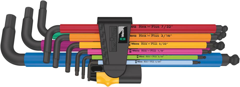 Wera Tool 05022640001 Wera Tools 950 Hex-Plus Black Laser L-Keys - Intensery