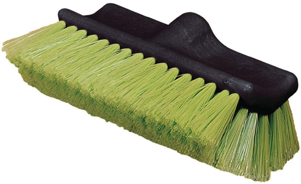 Flo-Thru Dual Surface Wash Brush with Nylex Bristles 10Green - Intensery