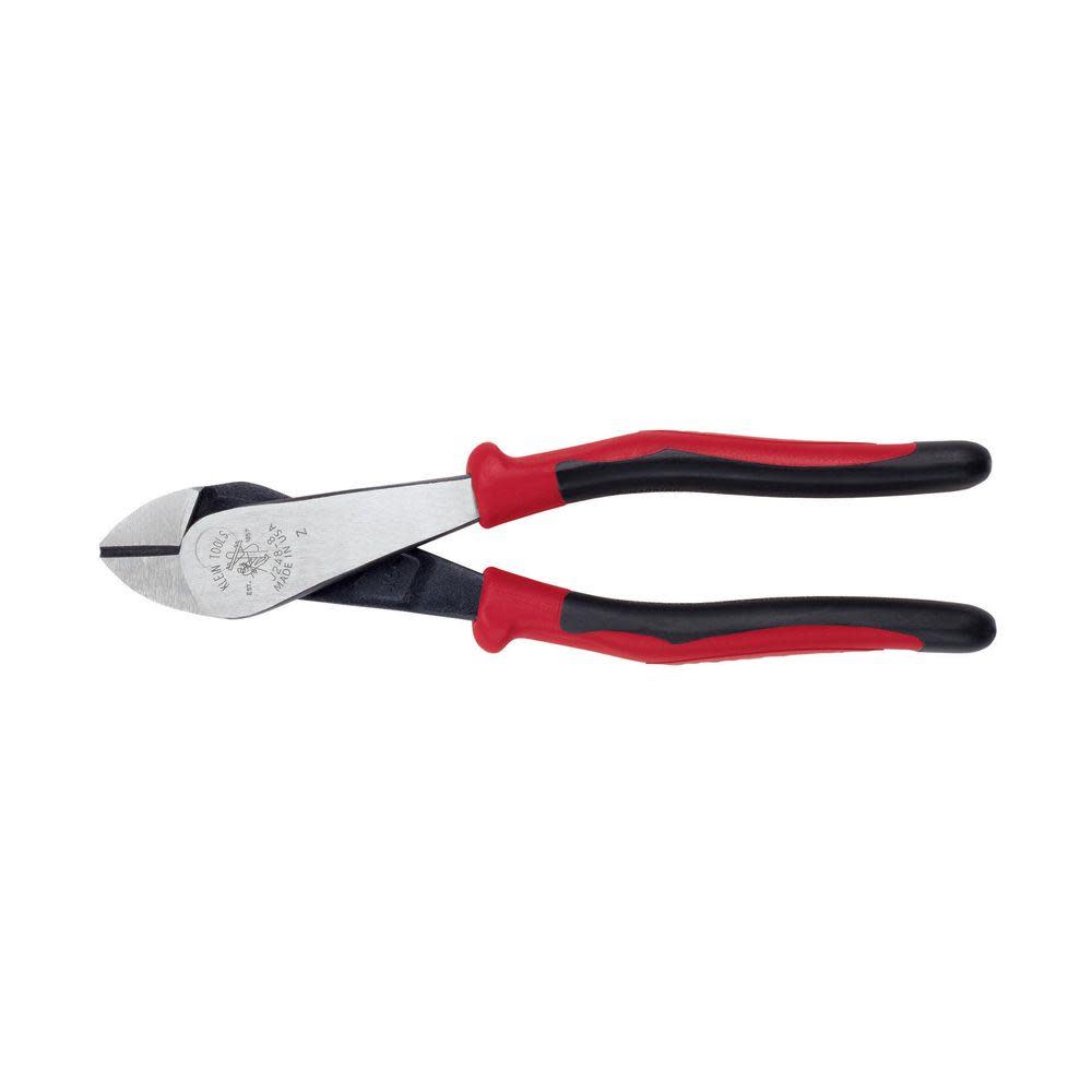 Klein Tools 8'' Journeyman High-Leverage Angled Head Diagonal-Cutting Pliers J2488 from Klein Tools - Intensery