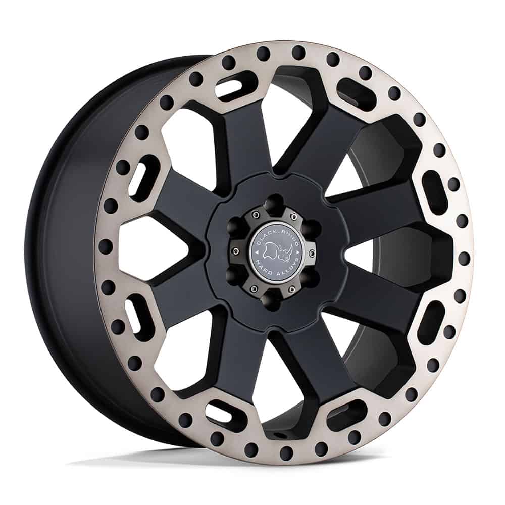 Black Rhino BLWAR 17X9 8X6.5 M-BLK-MCH-DDTLP -12MM - Intensery