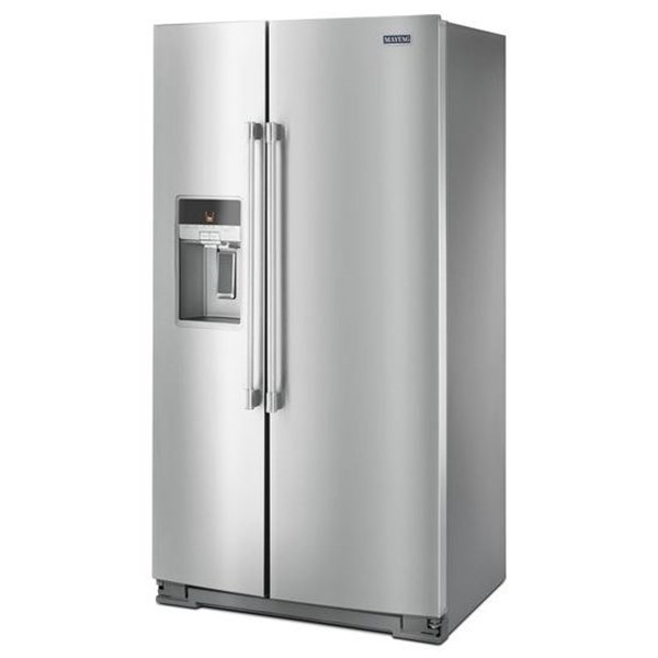 21 cu ft Side-by-Side Stainless Refrigerator - Intensery