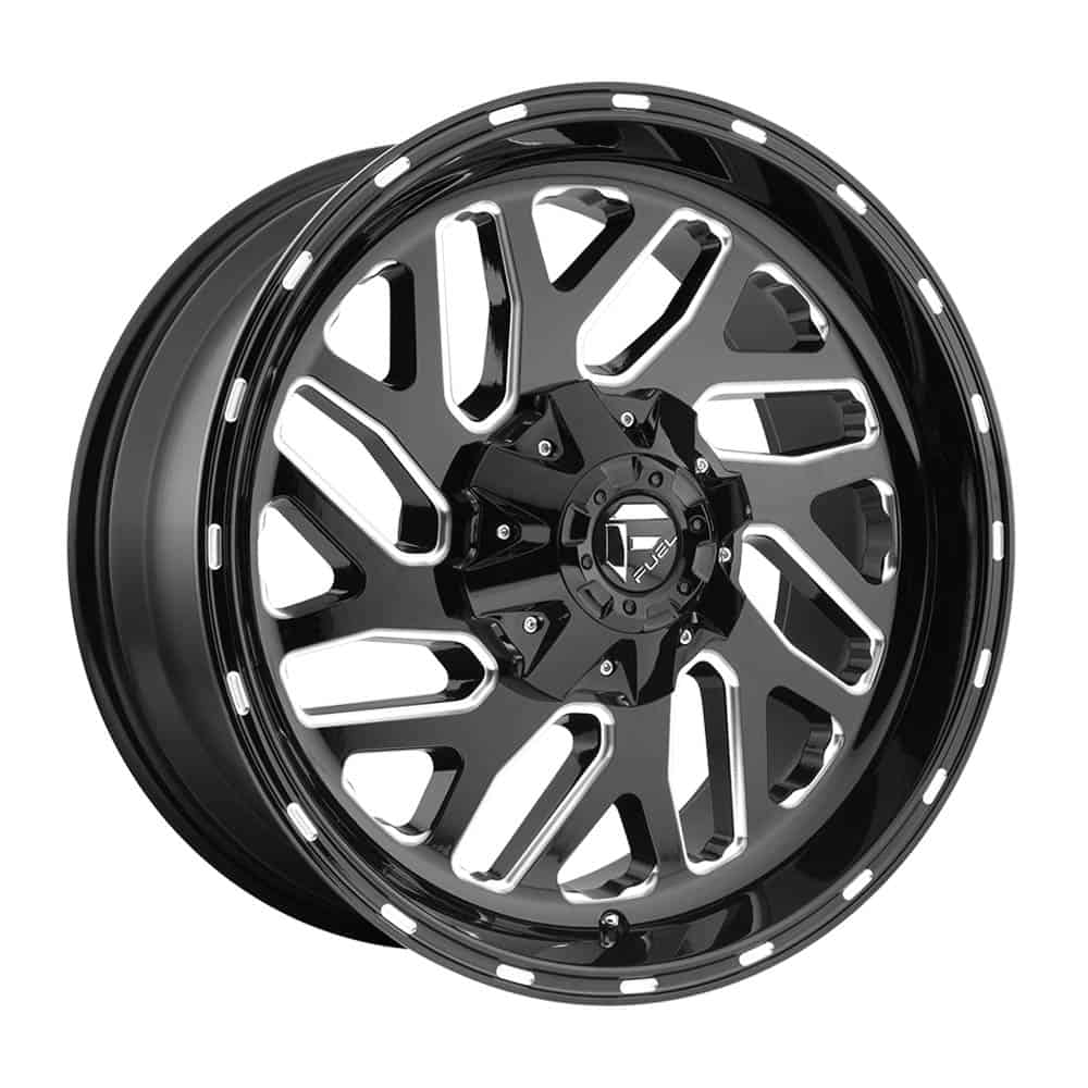 Fuel 1PC D581 TRITON D581 18X9 8X6.5 GL-BLK-MIL -12MM - Intensery