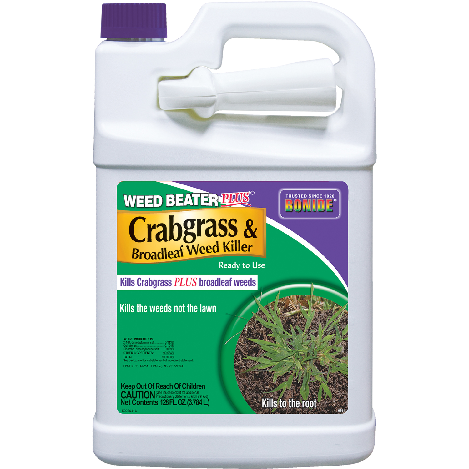 Bonide Weed Beater Plus Weed and Crabgrass Killer RTU Liquid 128 oz - Intensery