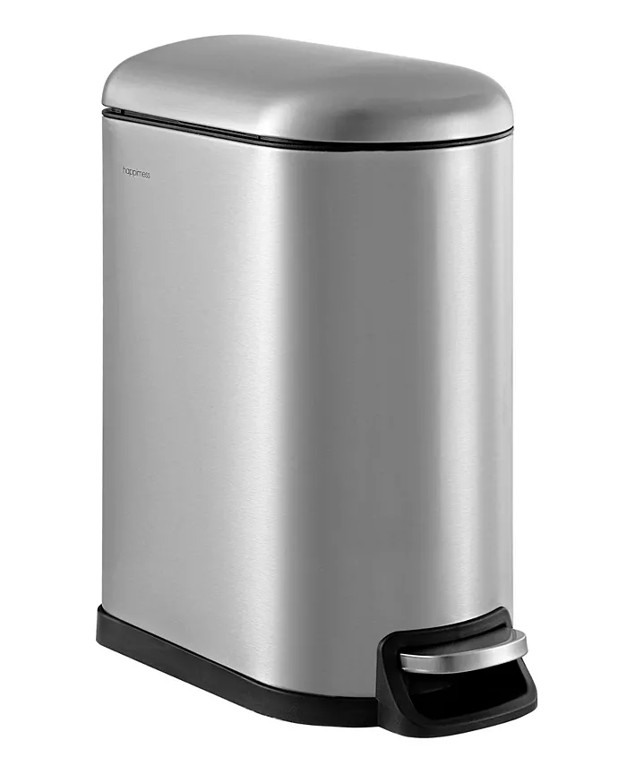 JONATHAN Y Roland Step-Open Trash Can - Intensery
