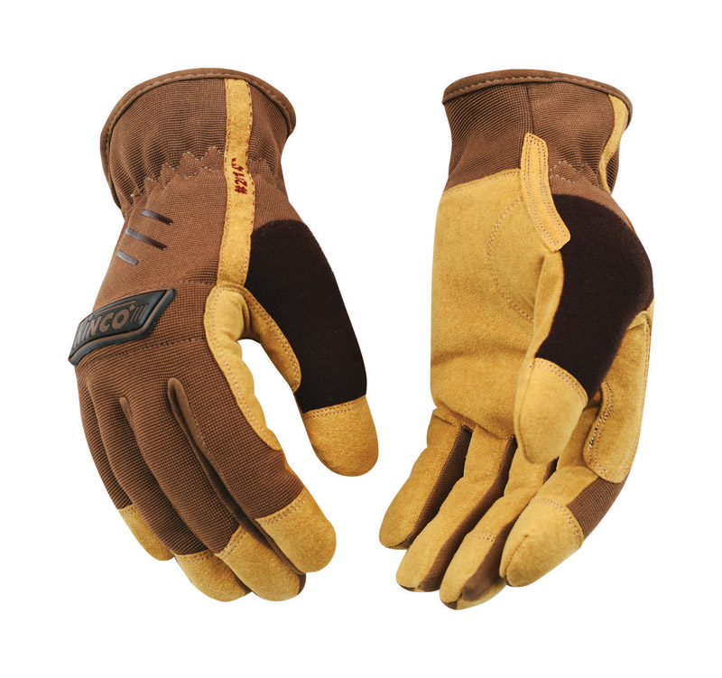 Kinco Men\u0027s Outdoor Driver Gloves Brown L 1 pair - Intensery