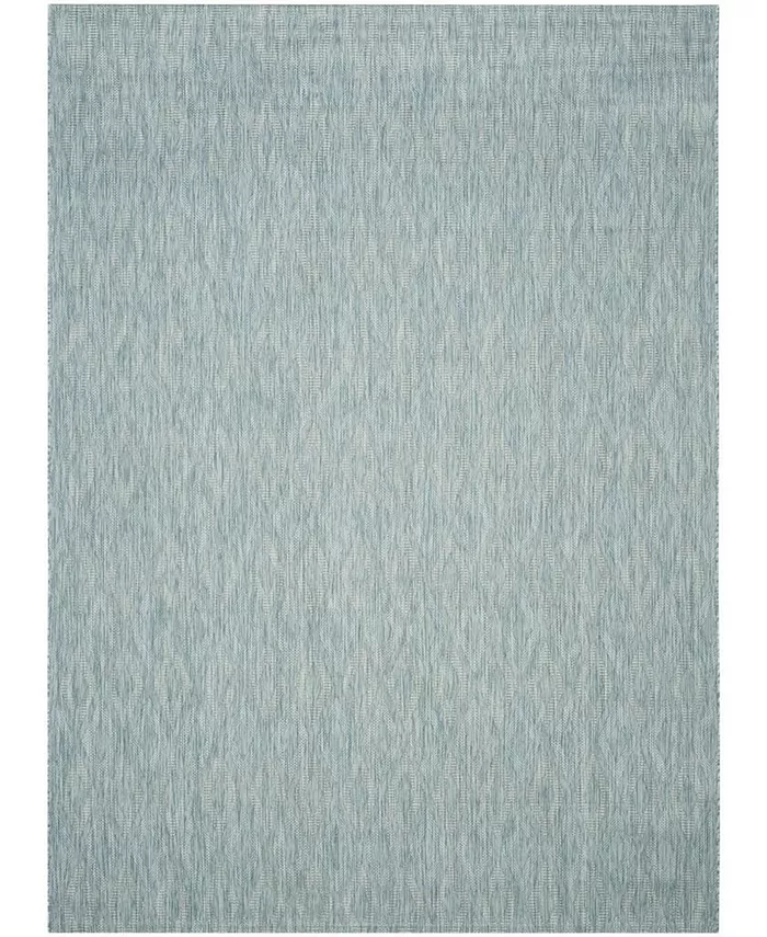 Safavieh Courtyard Aqua 8' x 11' Outdoor Area Rug - Intensery