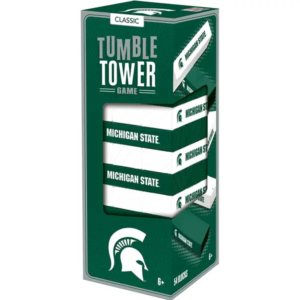 Masterpiece Puzzle Michigan State Tumble Tower - Intensery