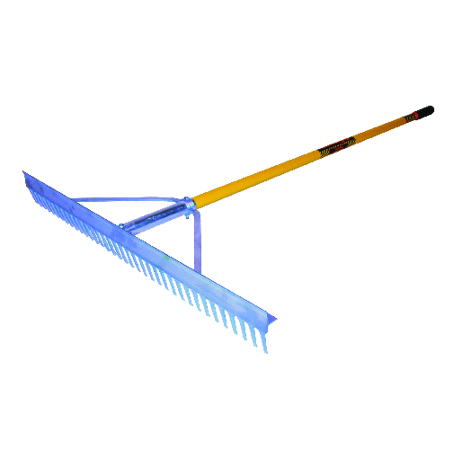 Structron S600 Power 67 in. 36 Tine Aluminum Landscape Rake Fiberglass Handle - Intensery