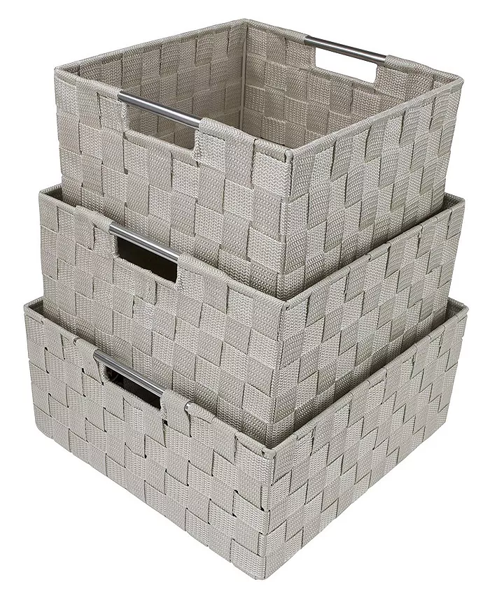 Sorbus Weave Basket， Set of 3 - Intensery