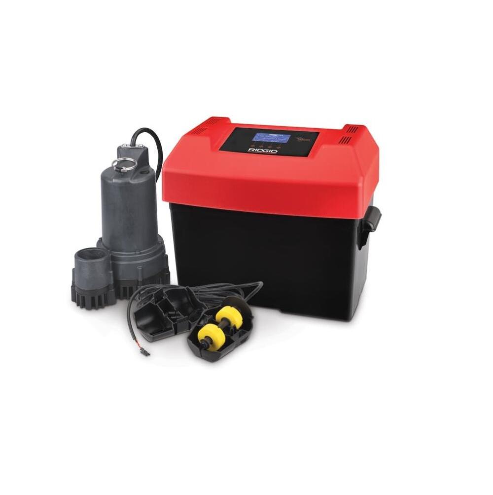 Ridgid 12V Battery Backup Sump Pump System 47323 from Ridgid - Intensery