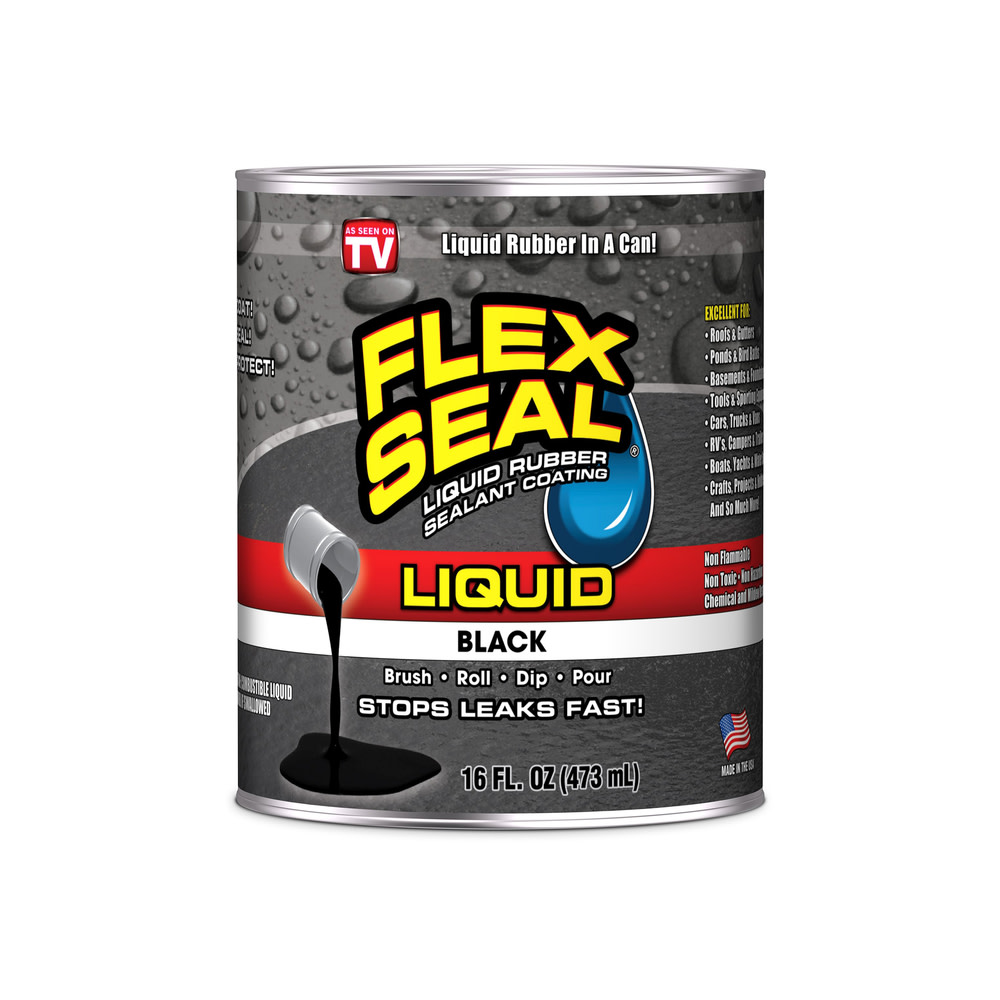 16 oz Flex Seal Liquid Rubber SealantBlack - Intensery