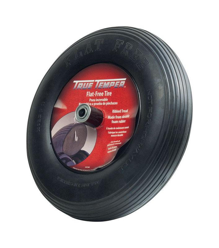 True Temper 8 in. D Wheelbarrow Tire Rubber 1 pk - Intensery