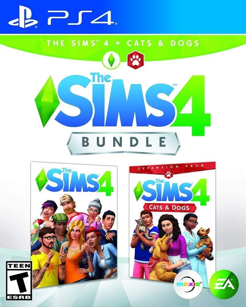 The Sims 4 Plus Cats & Dogs Bundle (PS4) - Intensery