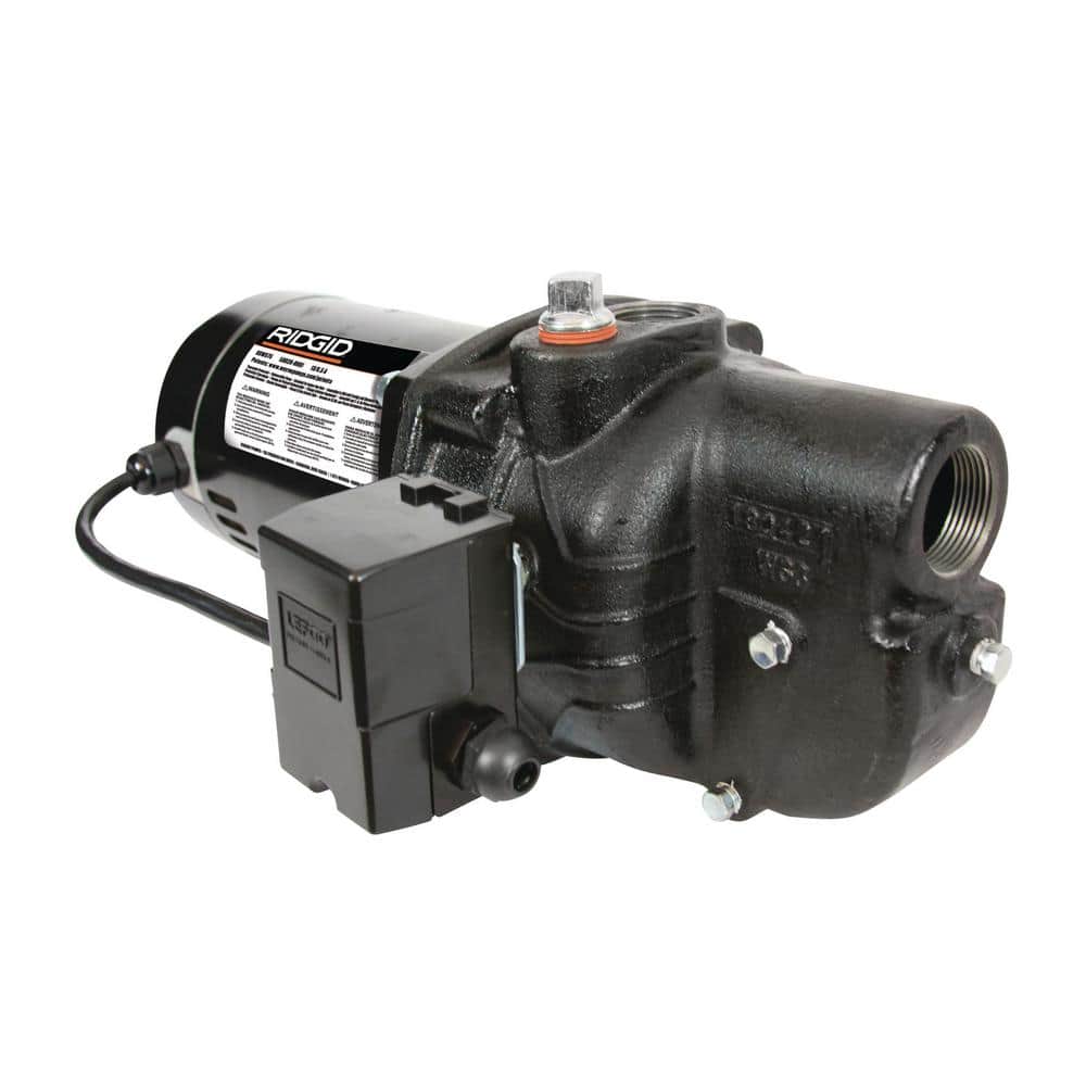RIDGID 3/4 HP Cast Iron Shallow Well Jet Pump RSWS75 - Intensery