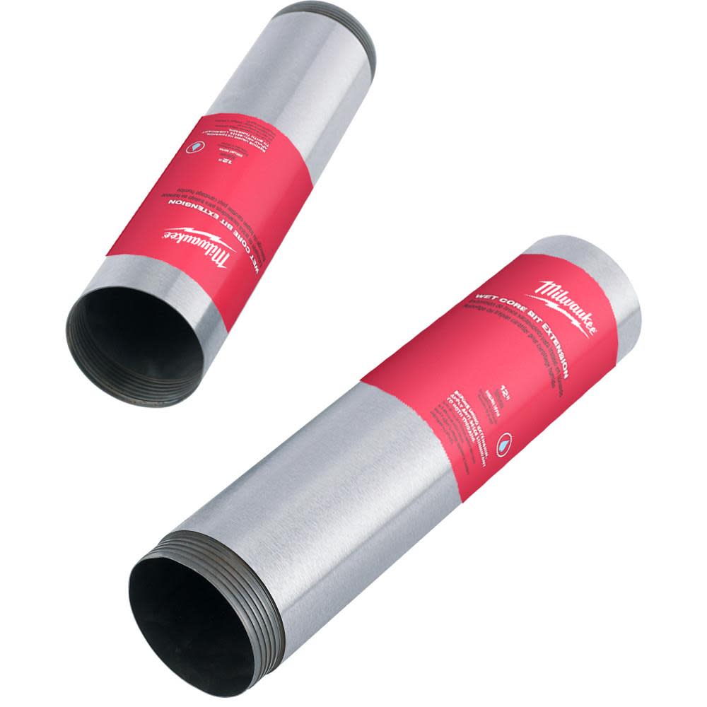 Milwaukee 2 in. x 12 in. Diamond Premium Wet Core Bit Extension 48-17-4020 from Milwaukee - Intensery