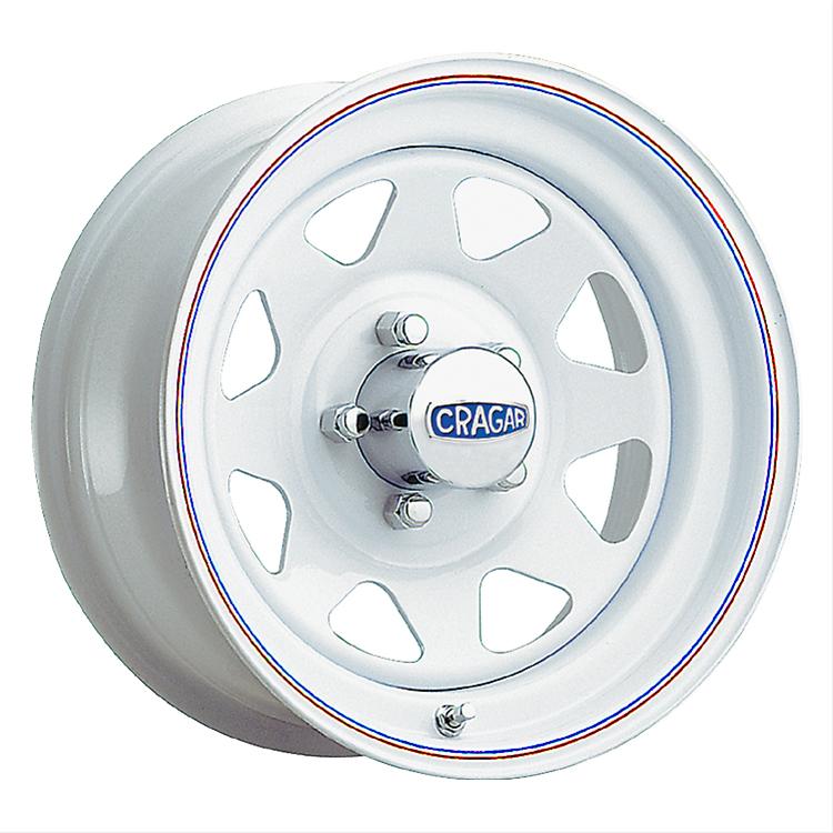 Cragar 1627169564B Cragar Nomad I White Wheels - Intensery