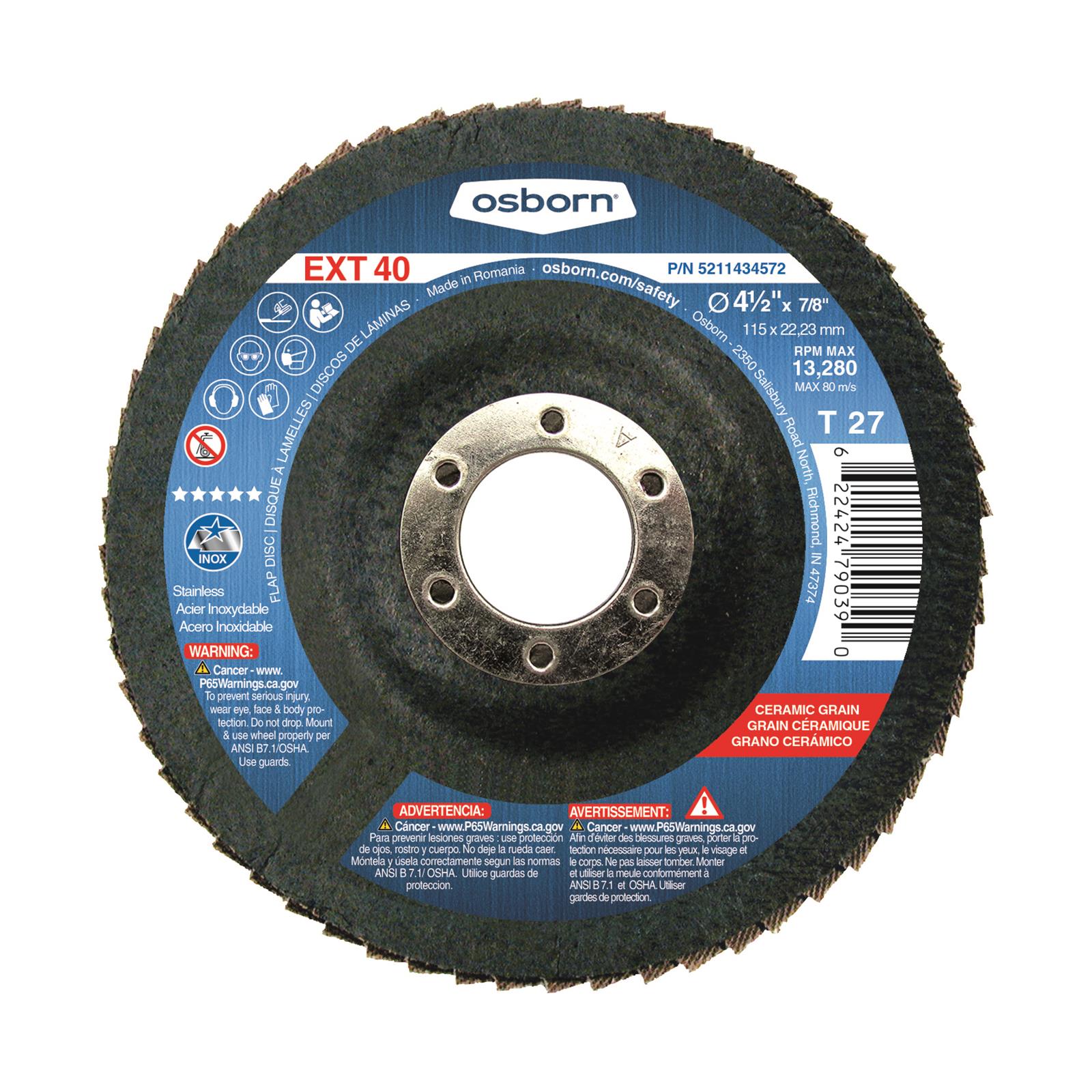OSBORN 5211437572 Osborn Flap Discs - Intensery