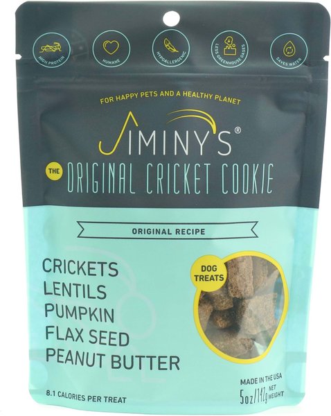Jiminy's Grain-Free Cricket Cookie Original Recipe Dog Treats - Intensery
