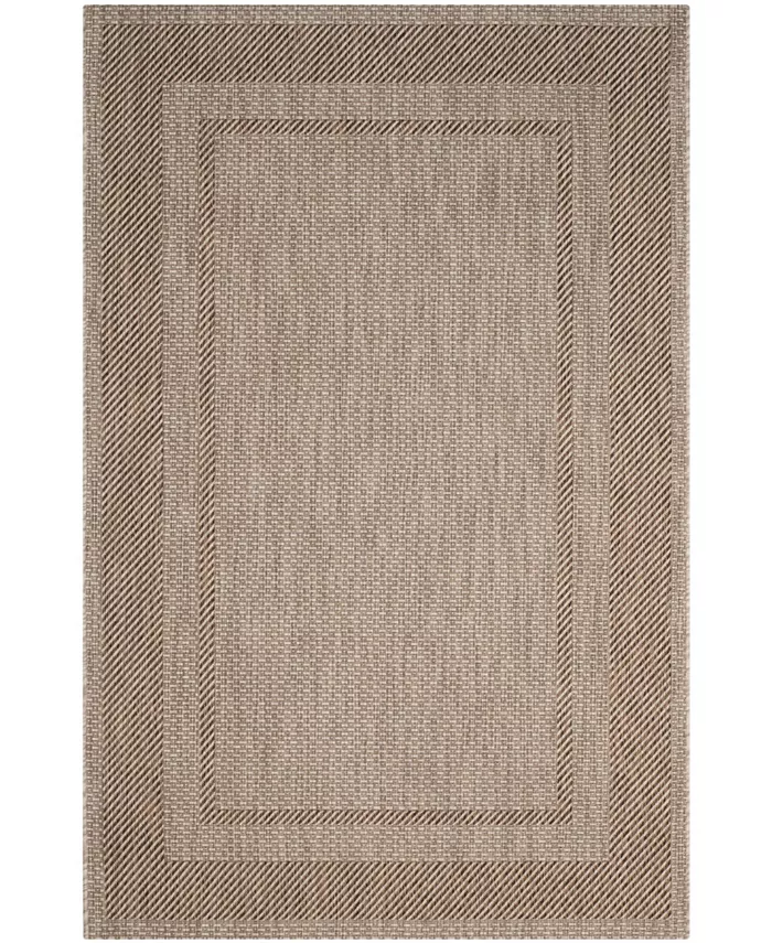 Safavieh Courtyard Beige and Brown 5'3