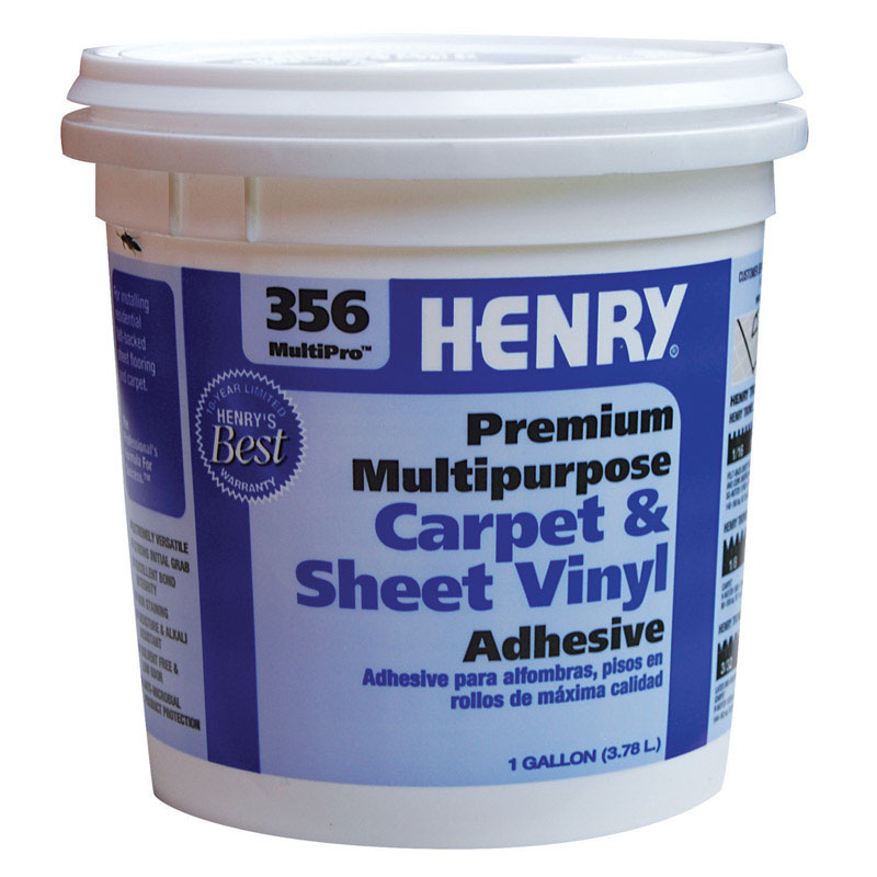 Henry 356 MultiPro Premium Multipurpose High Strength Paste Carpet \u0026 Sheet Vinyl Adhesive 1 gal - Intensery