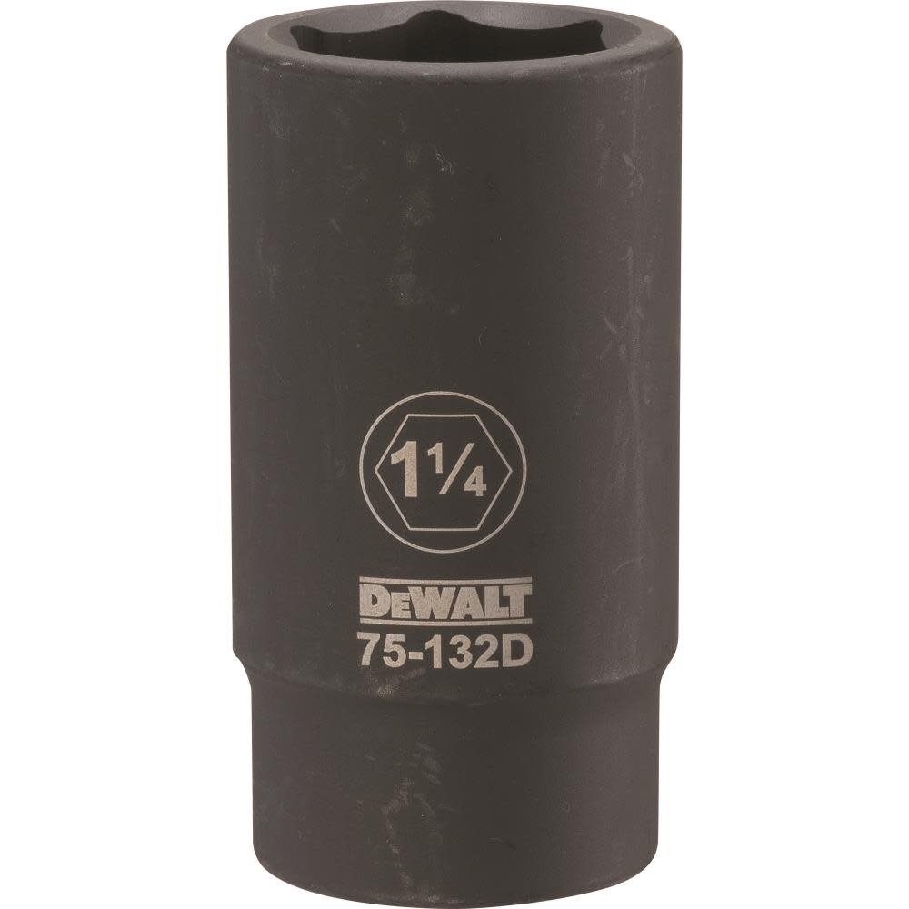 DEWALT 3/4 Drive X 1-1/4 6PT Deep Impact Socket DWMT75132OSP from DEWALT - Intensery
