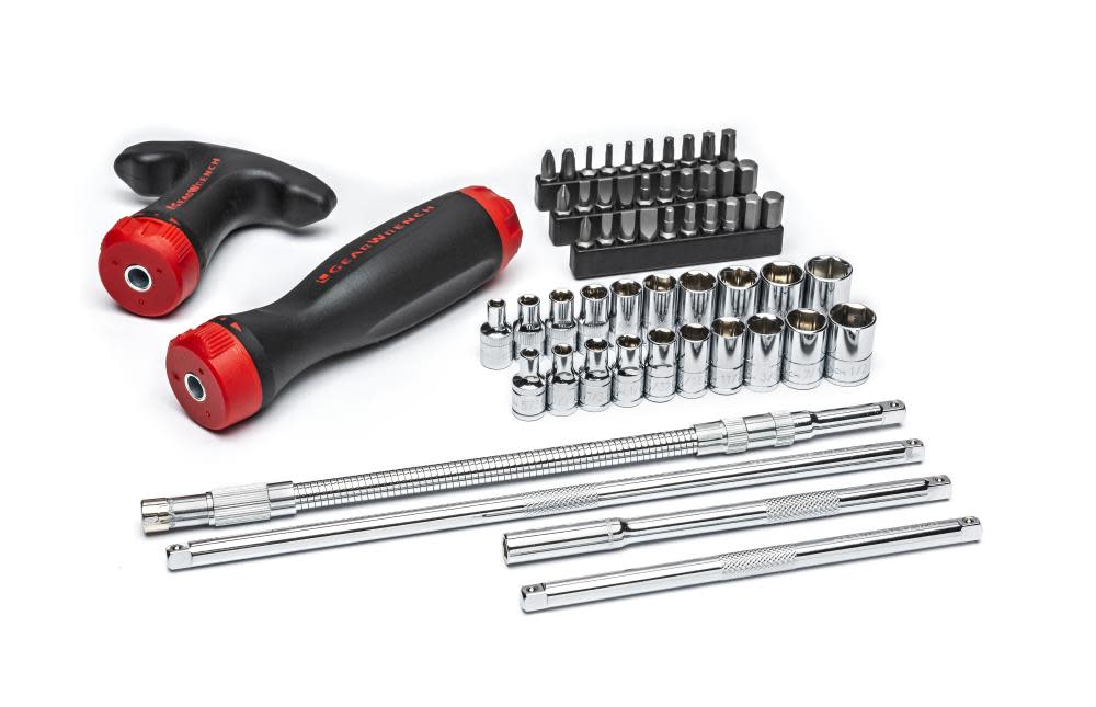 56 pc GearDriver™ Ratcheting Screwdriver Set - Intensery