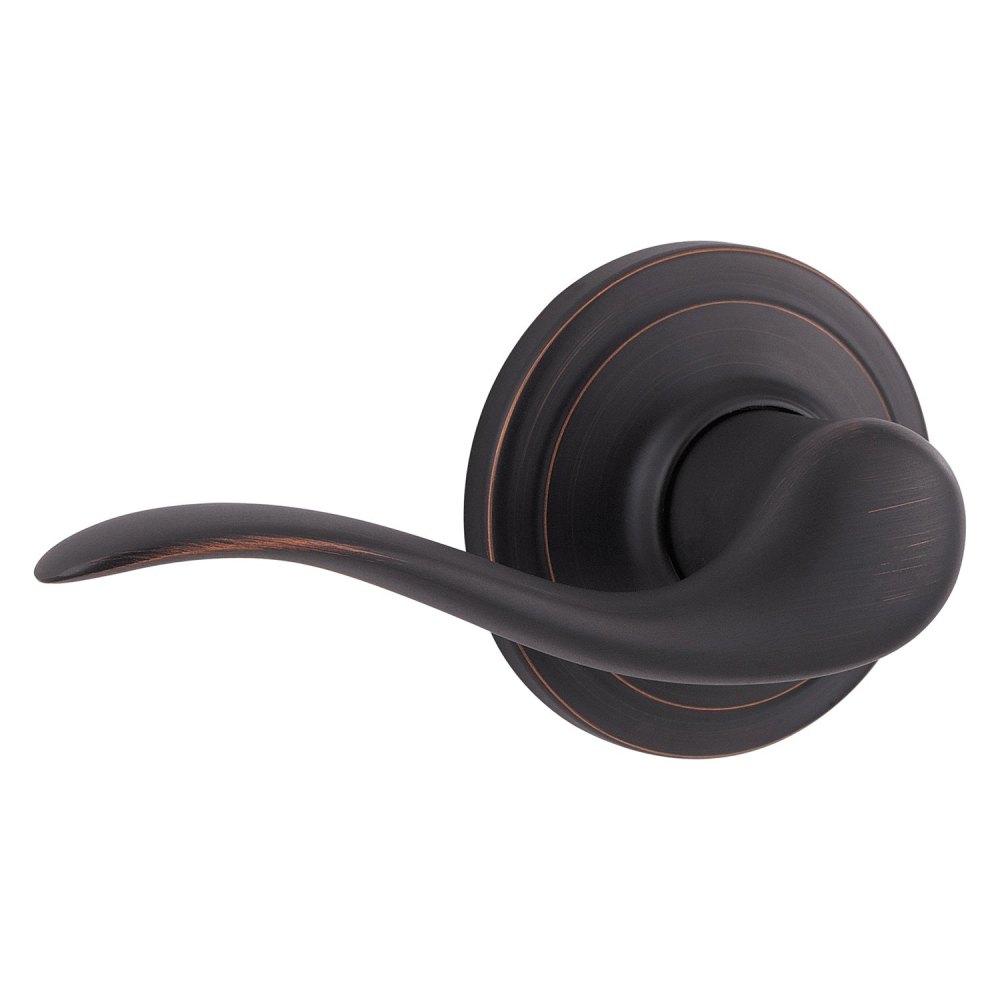 Venetian Bronze Tustin Surface Mount Left Half Dummy Door Lever - Intensery
