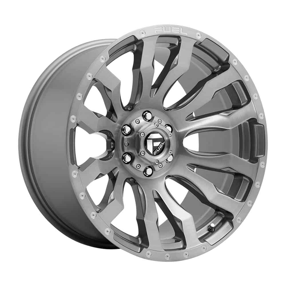 Fuel 1PC D693 BLITZ PLATINUM D693 20X10 6X135 BRSH-GNMTL-TTC -18MM - Intensery