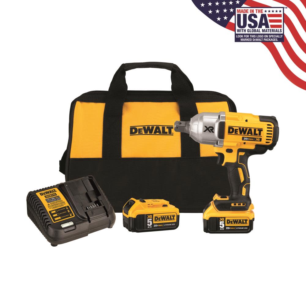 DEWALT 20V MAX Brushless 3/4in Drive Cordless Impact Wrench Kit DCF897P2 from DEWALT - Intensery