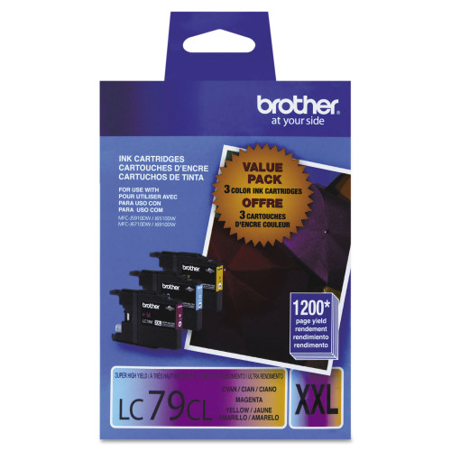 Brother LC793PKS Innobella Super High-Yield Ink， 1，200 Page-Yield， Cyan/Magenta/Yellow - Intensery
