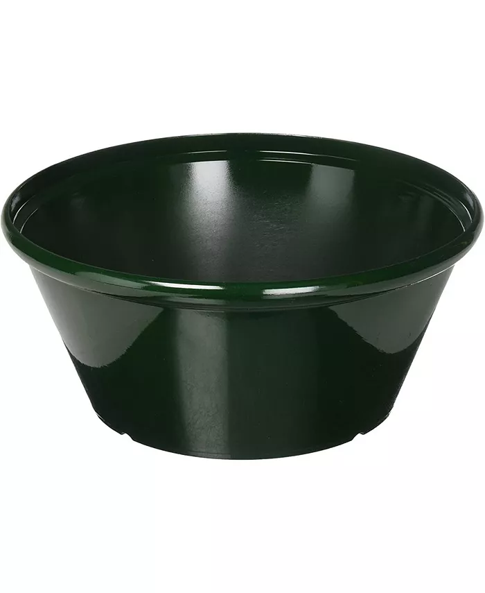 Gardener's Select Gardener Select Plastic Tulip Bowl Planter Dark Green 12Inch - Intensery