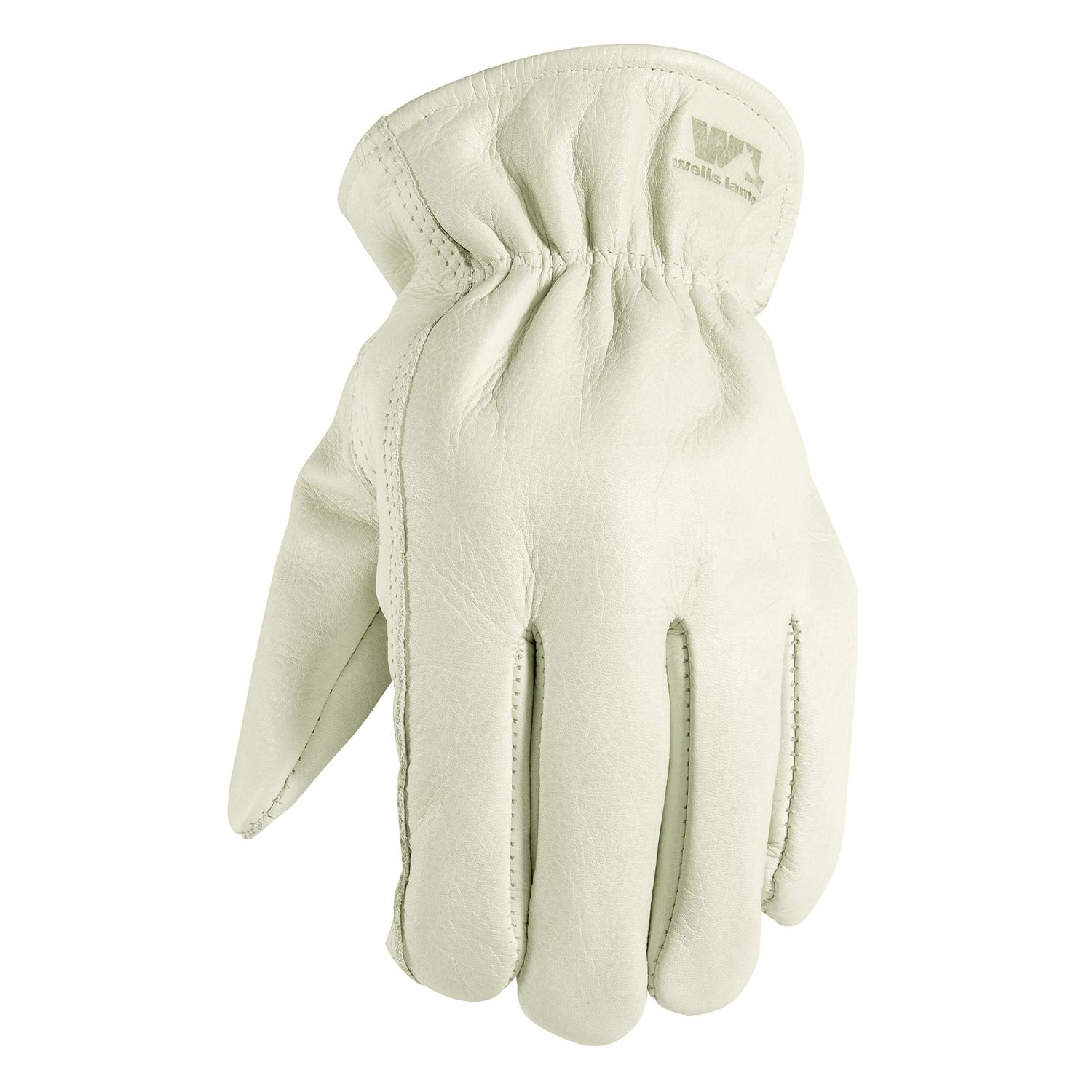 Wells Lamont Men\u0027s Driver Work Gloves Ivory XL 1 pair - Intensery