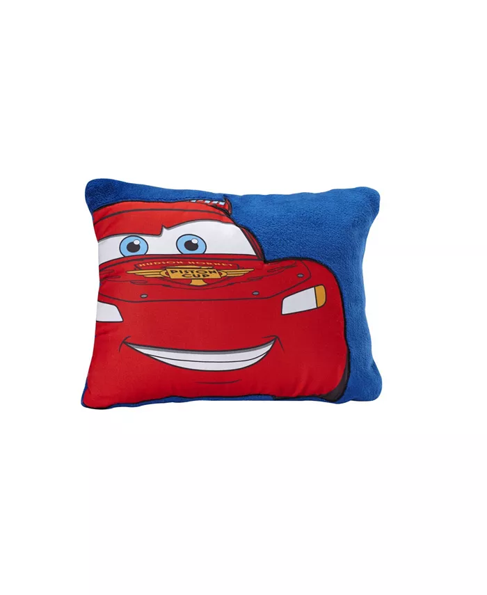 Disney Cars Lightening McQueen Fleece Toddler Pillow - Intensery