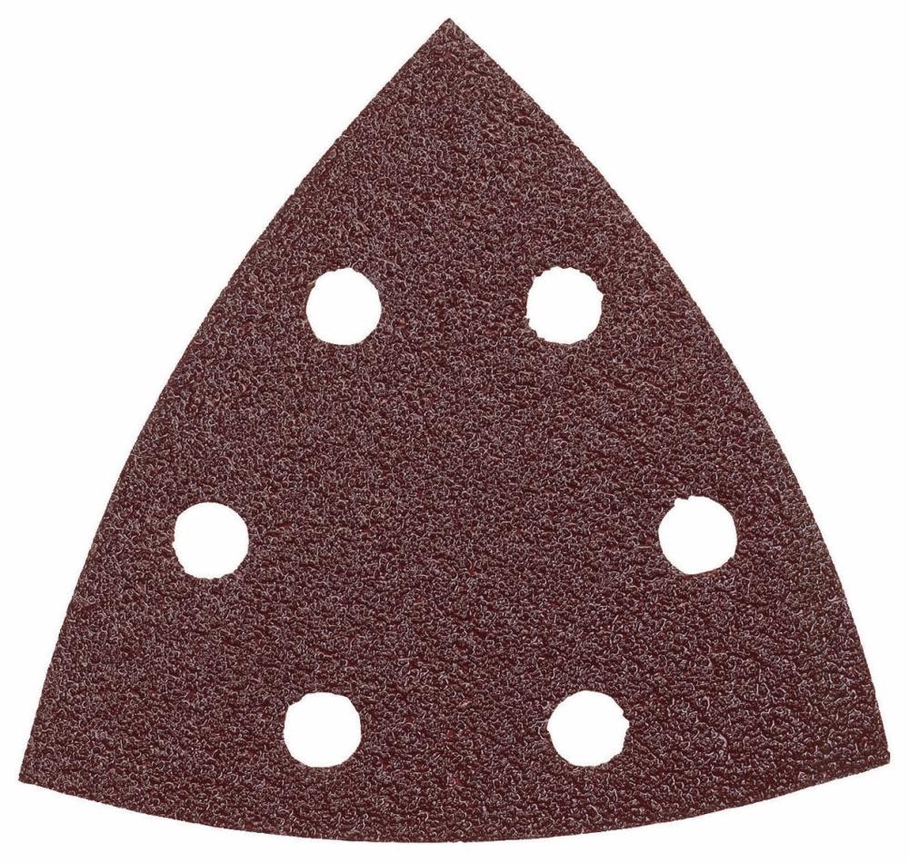 Bosch 3-3/4 In. 240 Grit 5 pc. Detail Sander Abrasive Triangles for Wood SDTR240 from Bosch - Intensery
