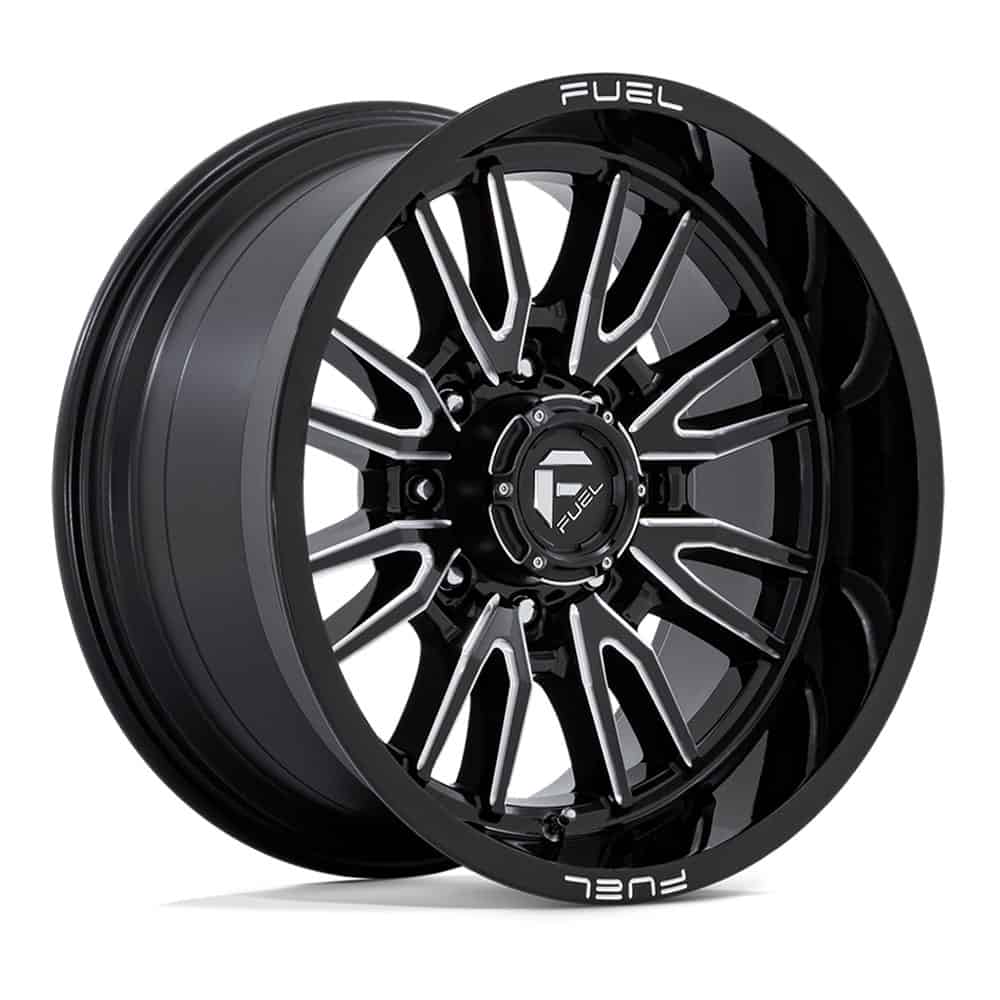 Fuel 1PC Wheels D761 20X10 8X170 G-BLK MILL -18MM - Intensery