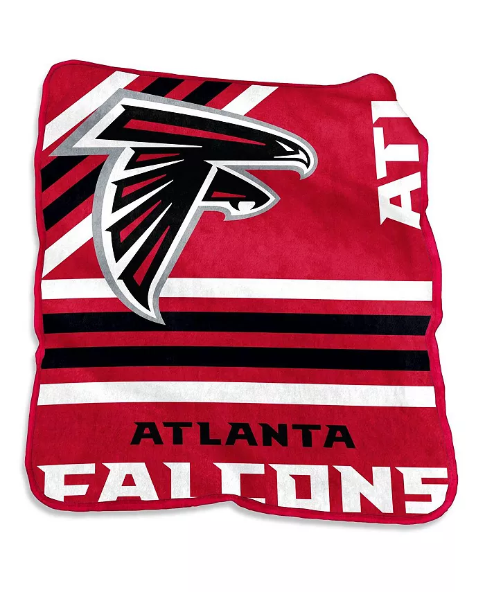 Logo Brands Atlanta Falcons 50'' x 60'' Plush Raschel Throw - Intensery