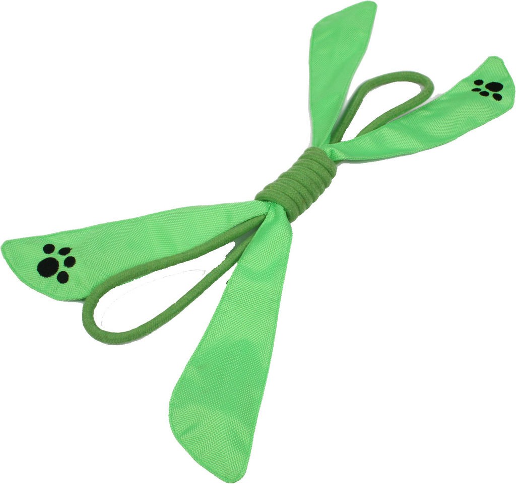 Pet Life Extreme Bow' Squeak Pet Rope Toy in Green (One Size) - Pet Life DT4GN - Intensery