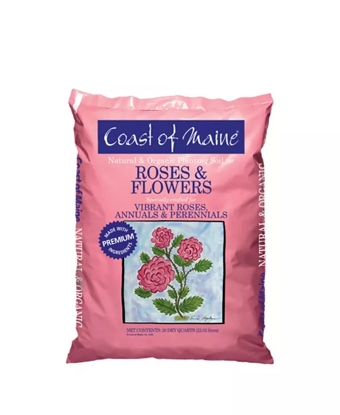 Coast of Maine Roses and Flowers Organic Planting Soil 20qt - Intensery