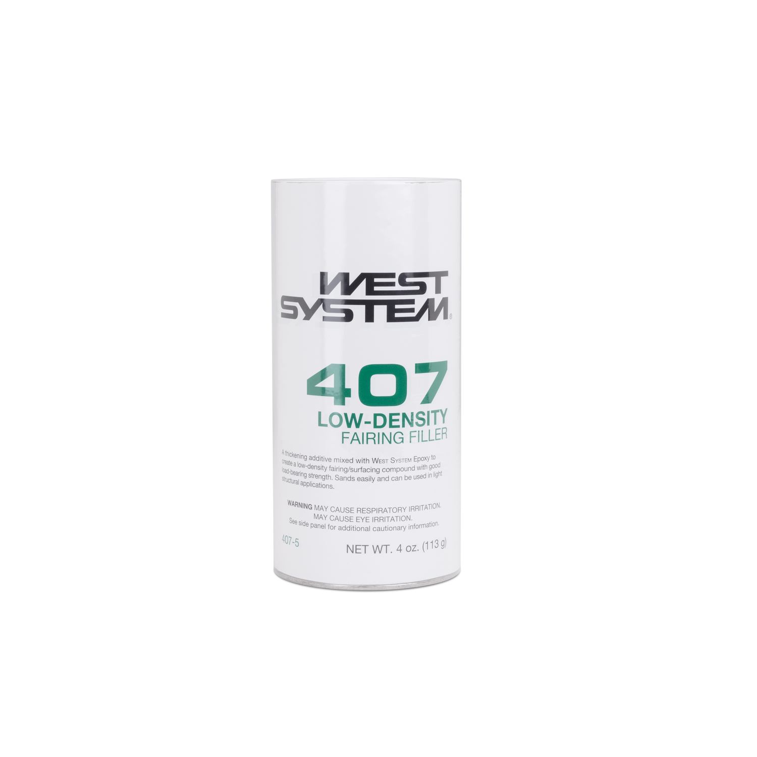 West System 407 Filler Medium Strength Microfibers Fairing Filler 4 oz - Intensery